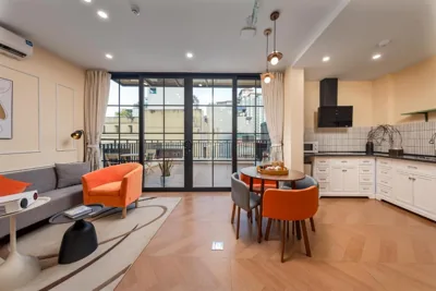 One-Bedroom Apartment with Terrace — Casa Viet - Boutique Serviced Apartments near West Lake